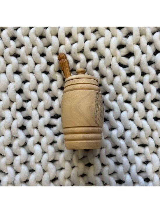 Other - Olive Wood Honey pot and dipper